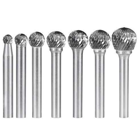 ملفات دوار 6 مم شانك شانكستن كربيد بوجت بت النوع المزدوج قطع دوار لأدوات المعادن الخشبية 1pcs (اللون: 10x12 مم ، الحجم: قطع مزدوج) in Kuwait