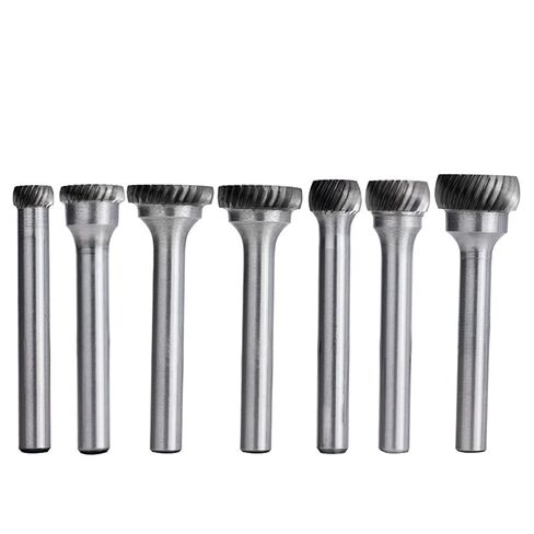 ملفات الدوارة المعدنية 6 مم شانك شانكستن كربيد قطر بت 2.6-6.3 مم أدوات نحت الخشب الكاشطة 1pcs (اللون: 3.2x16mm) in Kuwait