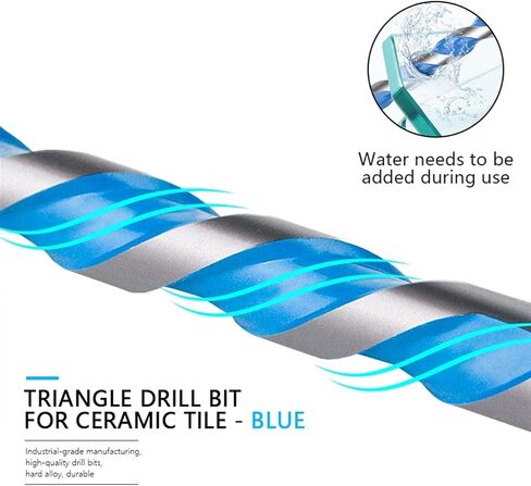 Cemented Carbide Drill Bit 3/4/5/10/12MM Ceramic Tile Wall Metal Drilling Tools Center Drill Bit Glass Drill Bit 1Pcs (Color : 4mm) in Saudi Arabia