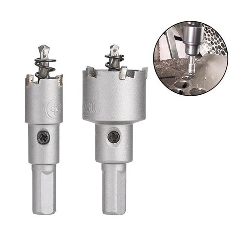 ثقب المنشار تنغستن كاربيد الحفر قطع القاطع لفيلم الصلب المقاوم للصدأ الحديد الحفر حفر حفرة فتحة ثقب 1pcs (اللون: 20 مم) in Kuwait