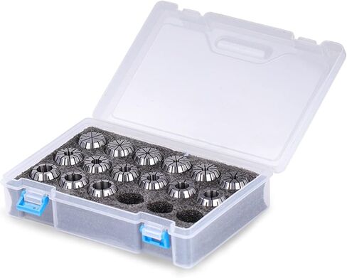 ER25 COLLET Chuck 2-16mm مع ER25 COLLET WRENCH TOOL TOUND 16PCS in Kuwait