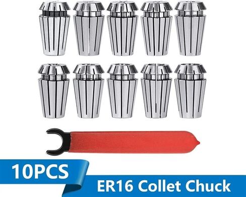 ER16 COLLET Chuck Kit مع ER16 WRENCH 1-10MM ، ER Spring Chuck Clamping Tool for Opern in Kuwait