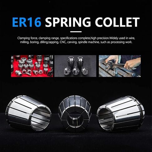 ER16 COLLET Chuck Kit مع ER16 WRENCH 1-10MM ، ER Spring Chuck Clamping Tool for Opern in Kuwait