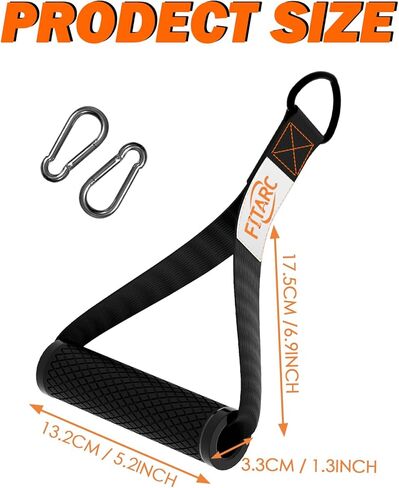 مرفقات Fitarc Lat Prowdown ، إكسسوارات آلة الكابلات لصالة الألعاب الرياضية المنزلية ، إكسسوارات صالة الألعاب الرياضية ذات الوزن المتين والموثوق بها (مقبض التمرين) in Kuwait