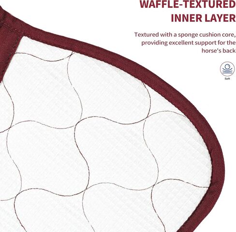 Harrison Howard Mesh Riding Half Pad for English Saddle Comfortable Cushioning Reduce Pressure on Horse’s Back in Saudi Arabia