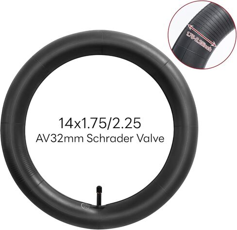 14 "x1.75/2.25 أنبوب الدراجة الثقيلة ، 14x1.75/1.95/2.0/2.10/2.125/2.25 أنبوب الدراجات البديل (واحد) ، موثوق 14 × 1.75-2.25 أنبوب الأنبوب الداخلي AV32MM in Saudi Arabia