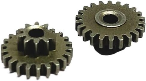 Steel Motor Drive Gear 0.4M 10T 22T Double Metal Gear 2MM DIY Accessories in Saudi Arabia