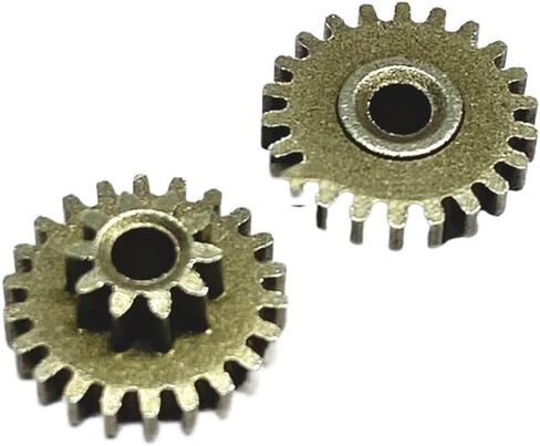 Steel Motor Drive Gear 0.4M 10T 22T Double Metal Gear 2MM DIY Accessories in Saudi Arabia