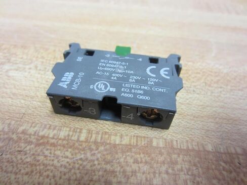 ABB MCB-10 Contact BLK 1-NO (رسميًا SK-616-001-A) in Saudi Arabia