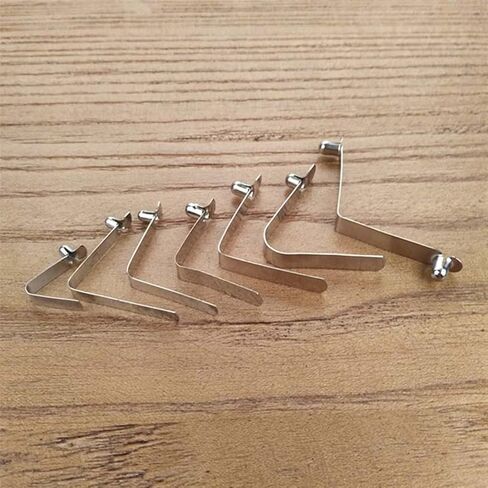 Mdingbao-Compression Spring 3/4/5MM Double Single Hollow Button Clips Kayak Paddle Snap Spring Clip Tent Pole Tube Lock Awning Telescopic Shrapnel, 50PCS, Good Corrosion Resistance in Saudi Arabia