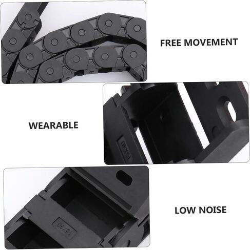 1m CNC Machine Tool Accessories Drag Chain Plastic Flexible Cable Chain Wire Carrier for Cable Track Easy Install and Low Noise in Saudi Arabia