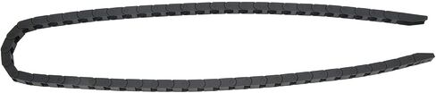 Black Nylon PA66 Cable Drag Chain Wire Carrier for CNC Ma - Meter Length with End Connector in Saudi Arabia