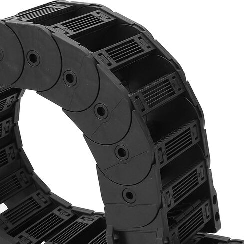 Drag Chain, Cable Chains for Cars Low Noise Series Towlines Cable Drag Chain Full Enclosed Cable Chains Removable Assembly (D35*57 Length 1m) in Saudi Arabia