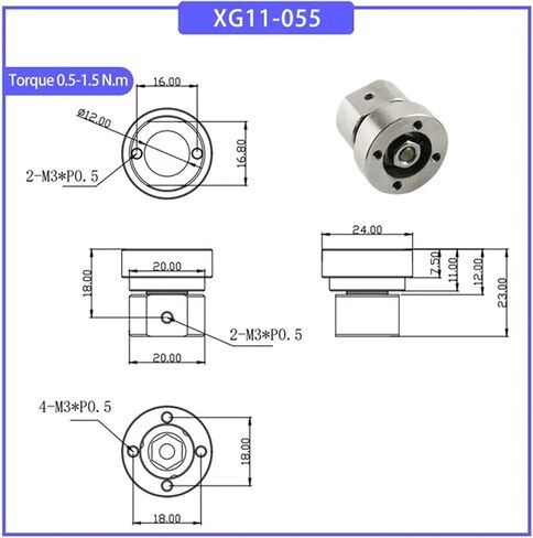 Clockwise One Way Adjustable Torque Damped Hinge Stainless Steel Disc Dampened Pivot 1pcs in Saudi Arabia