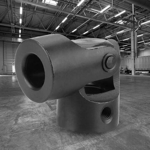 Universal Joint Shaft Coupling 0 5 Inch ID 0 9 Inch OD 2 2 Inch Length Rotatable Metal U Joint Coupler with Screws for Motor Connector in Saudi Arabia