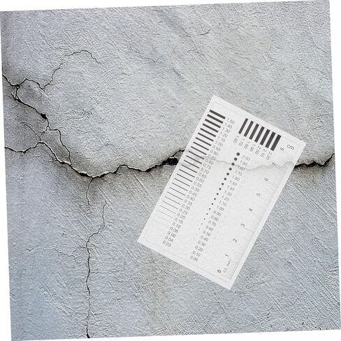 GLEAVI Detection Ruler for Measuring Defects High-Precision Chart for Scratches Spots and Cracks Easy Use Measuring Tool for Quality Inspection in Saudi Arabia