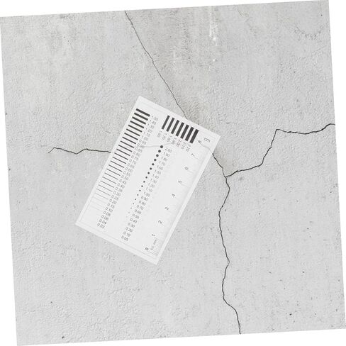 GLEAVI Detection Ruler for Measuring Defects High-Precision Chart for Scratches Spots and Cracks Easy Use Measuring Tool for Quality Inspection in Saudi Arabia