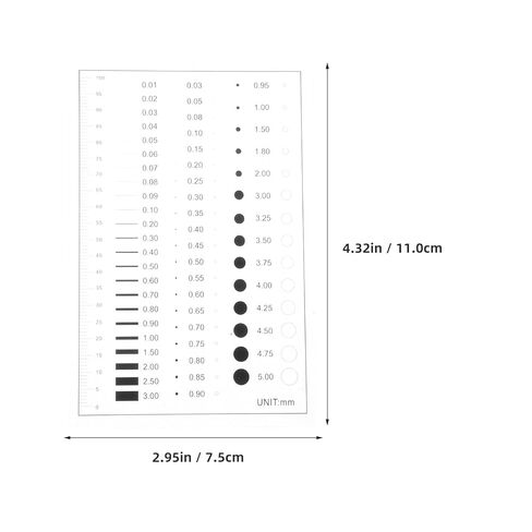 GLEAVI Defect Detection Gauge Line Measurement High Precision Ruler for Crack Scratch Detection Portable Tool for Estimation in Saudi Arabia