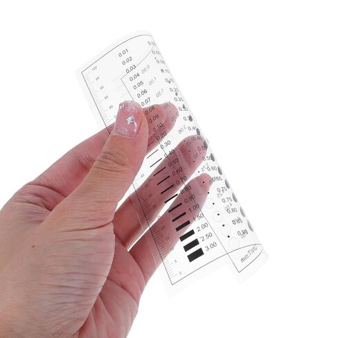 GLEAVI Defect Detection Gauge Line Measurement High Precision Ruler for Crack Scratch Detection Portable Tool for Estimation in Saudi Arabia