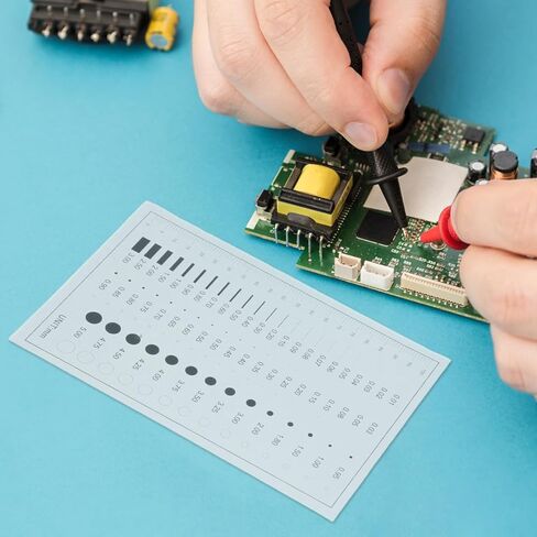 GLEAVI Defect Detection Gauge Line Measurement High Precision Ruler for Crack Scratch Detection Portable Tool for Estimation in Saudi Arabia