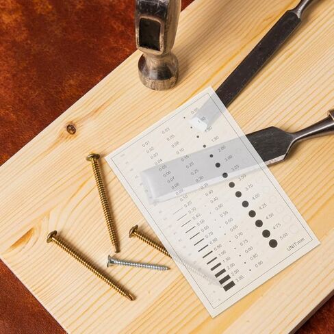 GLEAVI Defect Detection Gauge Line Measurement High Precision Ruler for Crack Scratch Detection Portable Tool for Estimation in Saudi Arabia