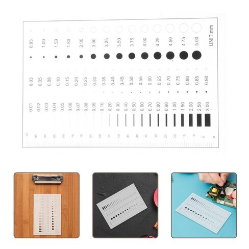 GLEAVI Defect Detection Gauge Line Measurement High Precision Ruler for Crack Scratch Detection Portable Tool for Estimation in Saudi Arabia