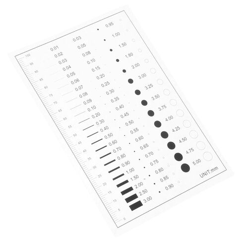 GLEAVI Defect Detection Gauge Line Measurement High Precision Ruler for Crack Scratch Detection Portable Tool for Estimation in Saudi Arabia