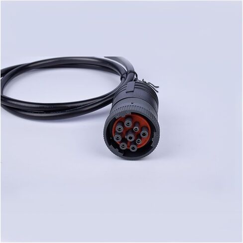 Truck Engine Diagnostic line Plug 9 pin Connection Open line J1939-9Pin(9 pin Female to OBD 30cm) in Saudi Arabia