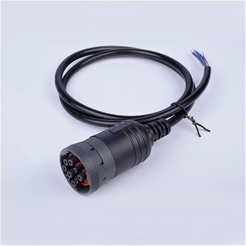 Truck Engine Diagnostic line Plug 9 pin Connection Open line J1939-9Pin(9 pin Female to OBD 30cm) in Saudi Arabia