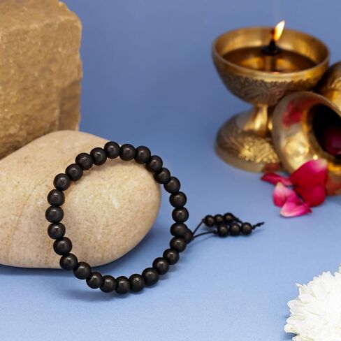 Authentic Karungali Malai Bracelet for Men & Women | Premium Ebony Wood Spiritual Bracelet | Handcrafted Meditation in Saudi Arabia