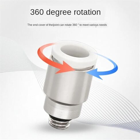 Mini Pneumatic Air Pipe Quick Connector POC/PC-C 4-m5c/M6c Cylinder/Outer Hexagon(PC 5-M6 Hexagon) in Saudi Arabia