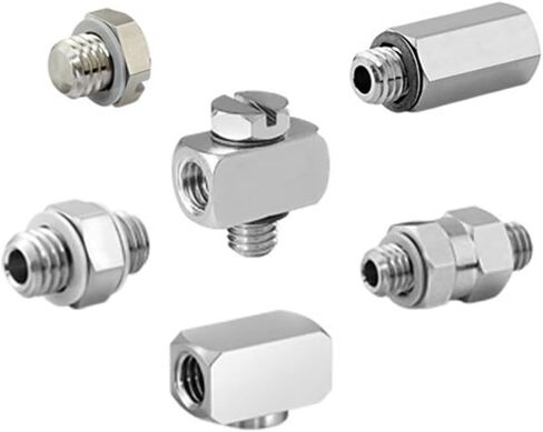 10pcs M-3N M-3UL M-3P M-3UT M-5UN M-5UL M-5UT M-5J Metal Metal Air Universal Convert Connection Monouctor (M-3P) in Kuwait