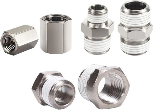 1PCS Pneumatic Outer/Inner Wire Quick Connector BB/BD/BU-01-02-03-04 Thread Variable Diameter Straight(BU0303) in Saudi Arabia