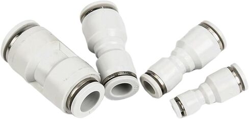 10PCS PG Pneumatic Straight-through Variable Diameter Air Pipe Quick Connector Quick 4 6 8 10 12 16mm(PG10-8) in Saudi Arabia