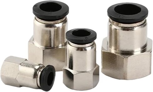 1/8 1/4 3/8 1/2 4mm/6mm/8mm/10mm PCF PL Tube Connector Pneumatic Quick Coupling Hose Bitting 1PCs (6-01 (6mm-1l8) ، PC) in Saudi Arabia