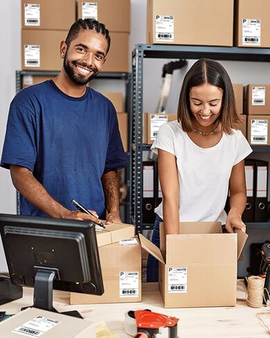 Phomemo Direct Thermal Shipping Label - Pack of 500 4x6 Thermal Paper Fanfold, for Shipping Labels, Address, Mail, Product Logo Labels, Barcode,Compatible with Thermal Label Printer in Kuwait