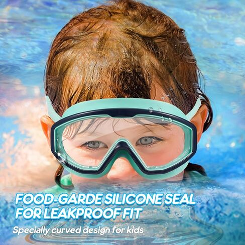 4 Pack Kids Swim Goggles ، 3-16 سنوات ، رؤية واسعة مضادة للأشعة فوق البنفسجية حماية للماء لا تسرب نظارات واضحة للبنين والبنات ، سباحة البلياردو على الشاطئ in Saudi Arabia