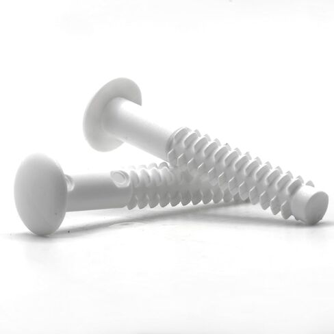 replacementscrews دبابيس/المقابس البلاستيكية متوافقة مع IKEA 110519 (MALM ، ALEX ، HEMNES ، إلخ) التي تربط بين الأدراج والصناديق (حزمة 4) in Saudi Arabia
