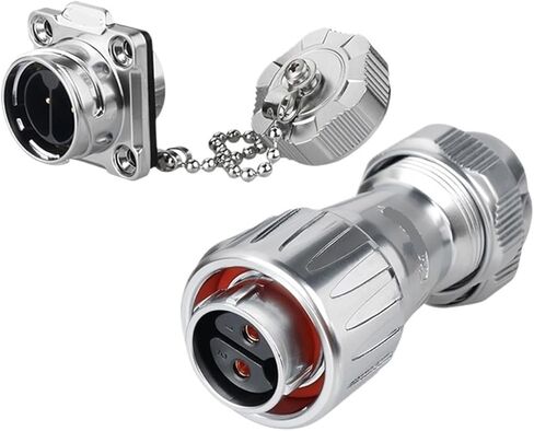 DZ-20 Industrial Aviation Plug with Four Holes for Reverse Installation, high and Low Temperature Resistant, Metal Cover, Male and Female Connector(12 core) in Saudi Arabia