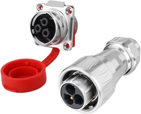 DZ-24 Industrial Aviation Plug 3 core 4 10 12 19 24 core Connector(2 core Flange 35A) in Saudi Arabia