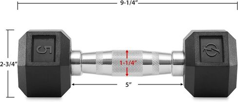 Philosophy Gym Rubber Coated Hex Dumbbell Hand Weights, Pairs in Saudi Arabia
