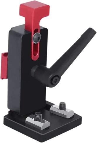 Generic 45 Type Chute Locator, Aluminium Alloy Miter Track Stop Tool, Backing Connector, Woodworking Rail T Slot, Red in Kuwait