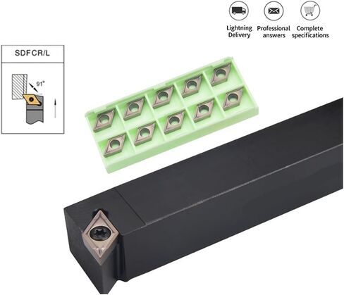 SDFCR/L CUTTER SDFCR1212H07 SDFCL1212H11 ADAPTER DCMT07/11 CARBIDE Insert BAR CNC CRNC OFFERT (DCMT11T304 KT930S ، SDFCR1616H11) in Saudi Arabia