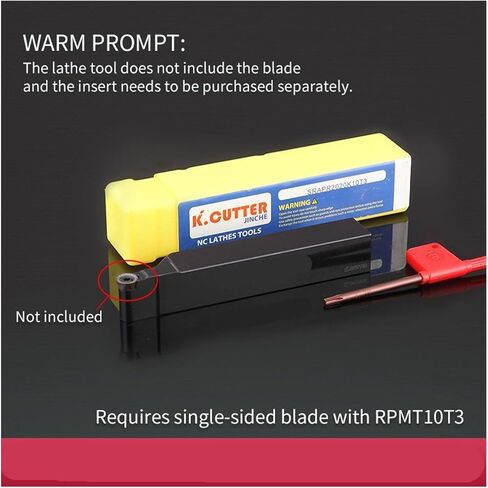 SRAPR1616H08 SRAPR2020K10 SRAPR2525M10 External Turning Tool Holder RPMT/RPGT Carbide Inserts Lathe Cutting Machine(RPMT10T3-JS YZ6020,SRAPR2020K10T3) in Saudi Arabia