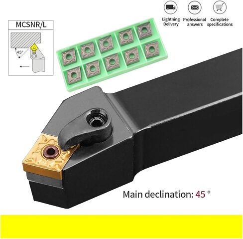 1PC MCSNR2020K12 MCSNR2525M12 حامل أداة التحول الخارجي CNMG إدراج أدوات قطع مخرطة MCSNR (CNMG120404-MS KT930S ، MCSNL2525M12) in Saudi Arabia