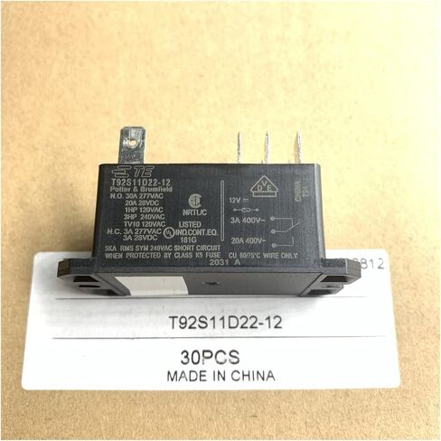 T92S11D22-12 NEW 12VDC 30A T92P11D22-12 RELAY DC12 (الحجم: T92S11D22-12 12VDC) in Saudi Arabia