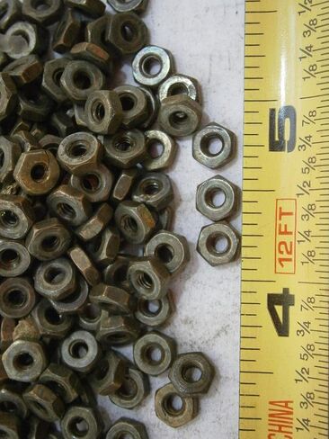 New Pack of Hex Nuts 4/40 MS Brass Yellow Zinc Lot of 50#2784 Multi-Purpose Comprehensive Hardware Fastener Assortment Kit WnyNEH06826 in Saudi Arabia