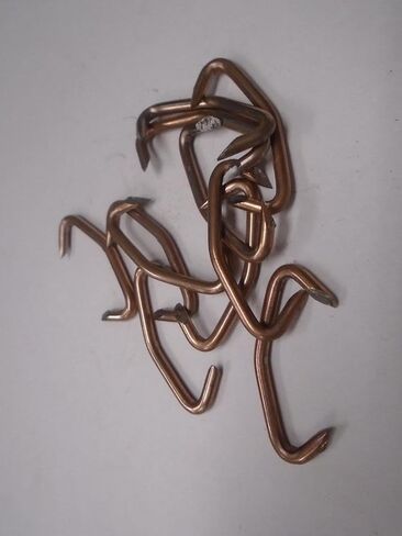 حزمة جديدة من Flated Hog Ring Fortener #2 100 PCS #1788 متعدد الأغراض مجموعة متنوعة شاملة للأجهزة. in Saudi Arabia