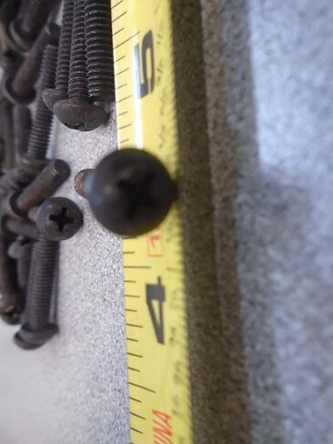 New Pack of 8/32 x 7/8 Phillips Round Head Steel Black Oxide Lot of 100#538 Multi-Purpose Comprehensive Hardware Fastener Assortment Kit WnyNEH06617 in Saudi Arabia