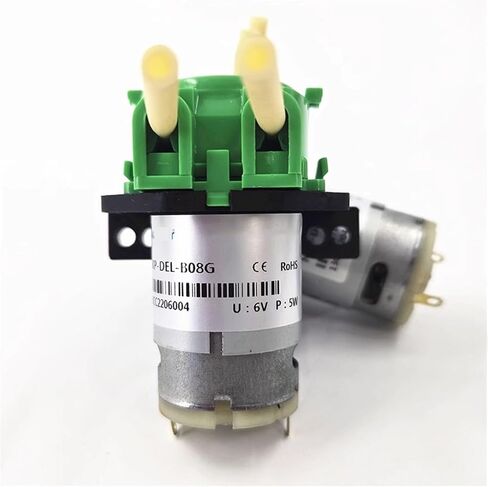 DC6V Small Mini Peristaltic Water Pump Dosing Pump Self-priming Suction Liquid Pump Direction Reversible Lab Metering Pump 1Pcs in Saudi Arabia